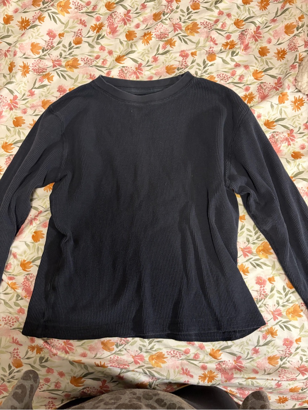 Gymboree Navy Ribbed Crew Neck Sweater